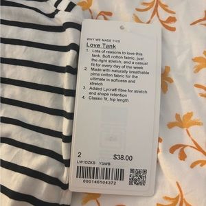 Lululemon tank top